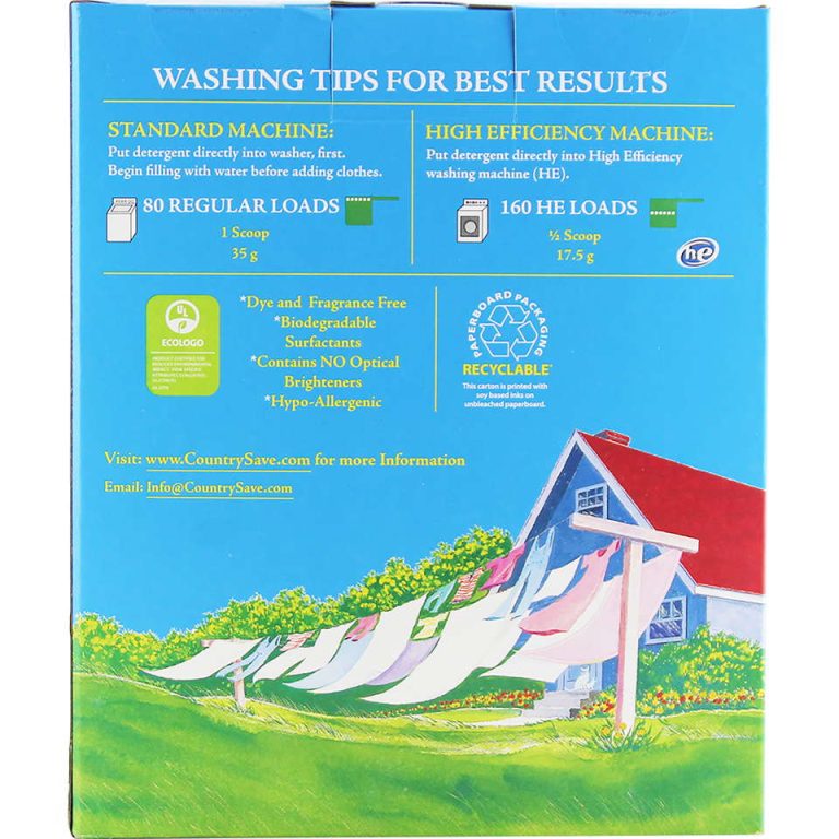 Powder Laundry Detergent Country Save Natural Laundry Detergent