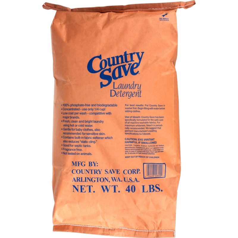 Country Save Powder Laundry Detergent - 40 lb. bag